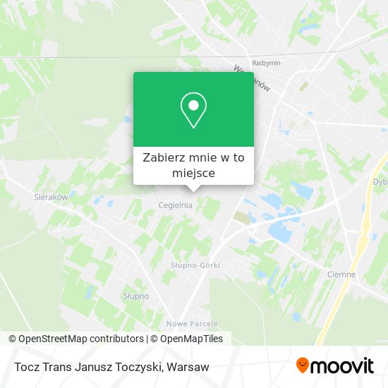 Mapa Tocz Trans Janusz Toczyski