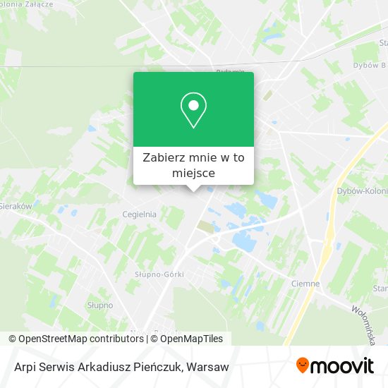 Mapa Arpi Serwis Arkadiusz Pieńczuk