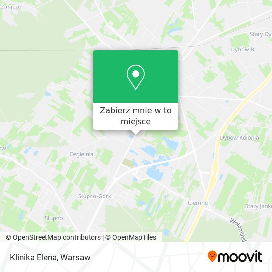 Mapa Klinika Elena