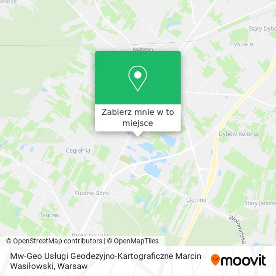 Mapa Mw-Geo Usługi Geodezyjno-Kartograficzne Marcin Wasiłowski