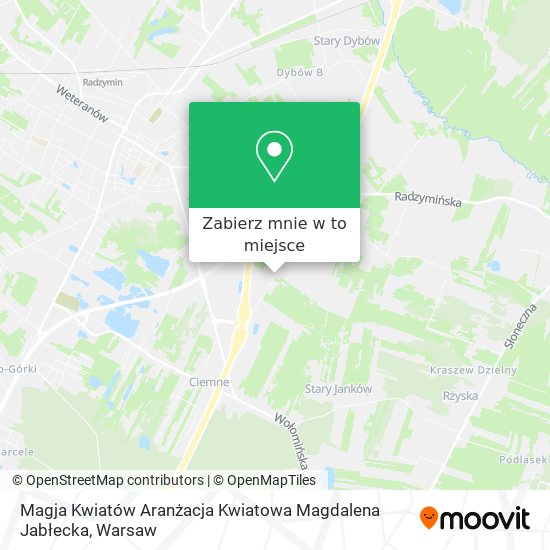 Mapa Magja Kwiatów Aranżacja Kwiatowa Magdalena Jabłecka