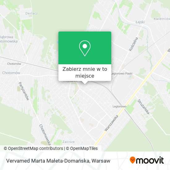 Mapa Vervamed Marta Małeta-Domańska