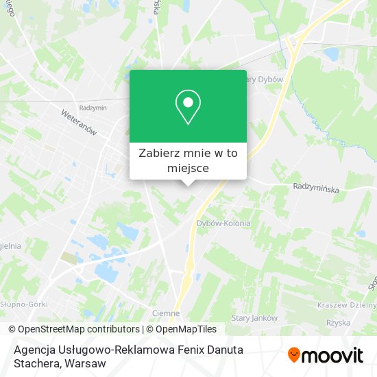 Mapa Agencja Usługowo-Reklamowa Fenix Danuta Stachera