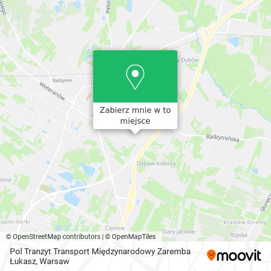 Mapa Pol Tranzyt Transport Międzynarodowy Zaremba Łukasz