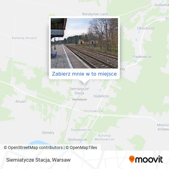 Mapa Siemiatycze Stacja