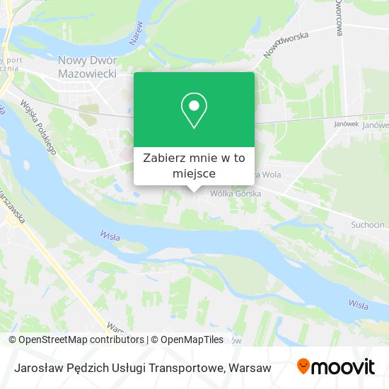 Mapa Jarosław Pędzich Usługi Transportowe