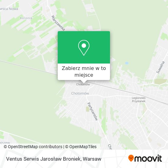 Mapa Ventus Serwis Jarosław Broniek