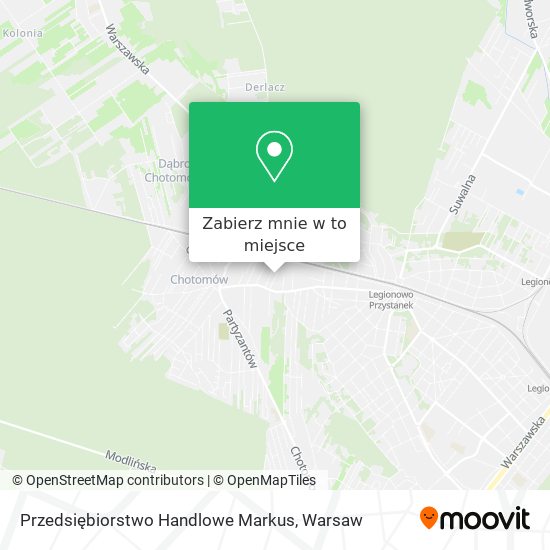 Mapa Przedsiębiorstwo Handlowe Markus