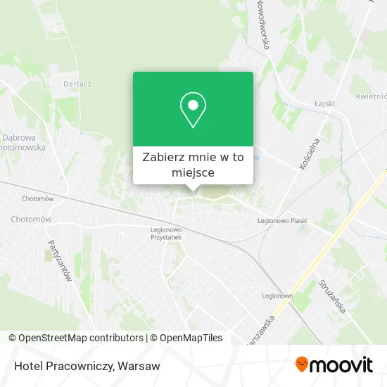 Mapa Hotel Pracowniczy