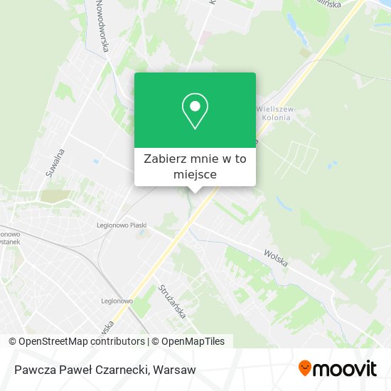 Mapa Pawcza Paweł Czarnecki