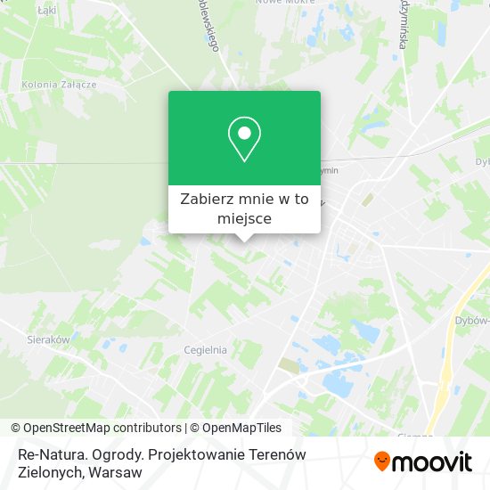 Mapa Re-Natura. Ogrody. Projektowanie Terenów Zielonych