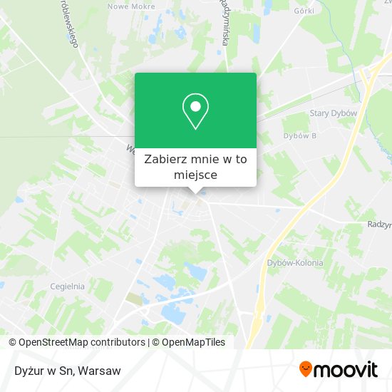 Mapa Dyżur w Sn