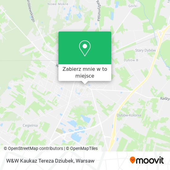 Mapa W&W Kaukaz Tereza Dziubek