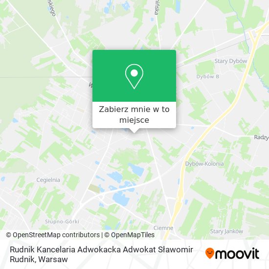 Mapa Rudnik Kancelaria Adwokacka Adwokat Sławomir Rudnik