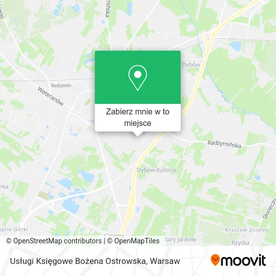 Mapa Usługi Księgowe Bożena Ostrowska