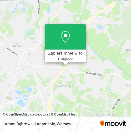 Mapa Adam Dąbrowski Adameble