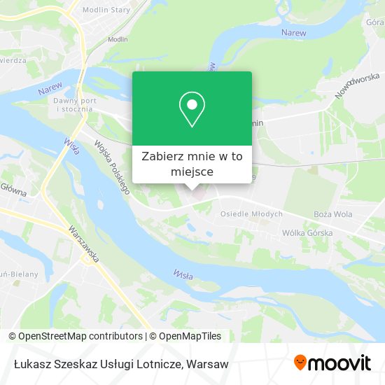 Mapa Łukasz Szeskaz Usługi Lotnicze