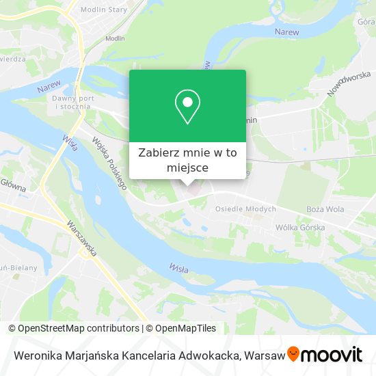 Mapa Weronika Marjańska Kancelaria Adwokacka