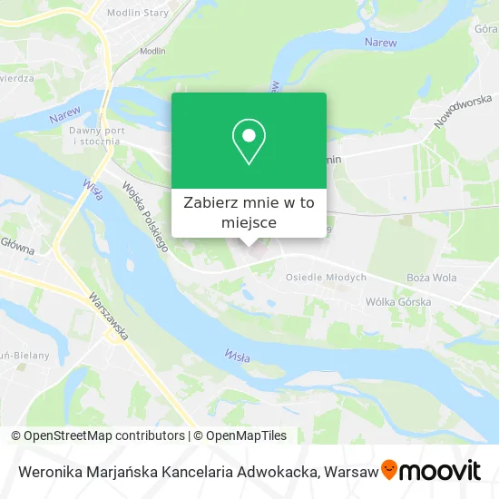Mapa Weronika Marjańska Kancelaria Adwokacka