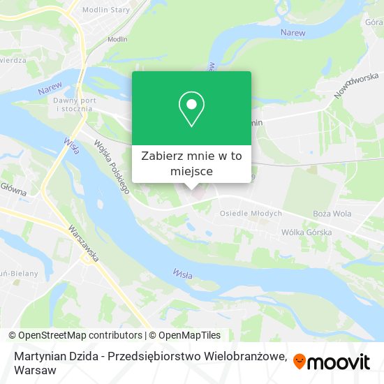 Mapa Martynian Dzida - Przedsiębiorstwo Wielobranżowe