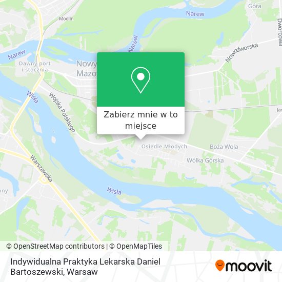 Mapa Indywidualna Praktyka Lekarska Daniel Bartoszewski