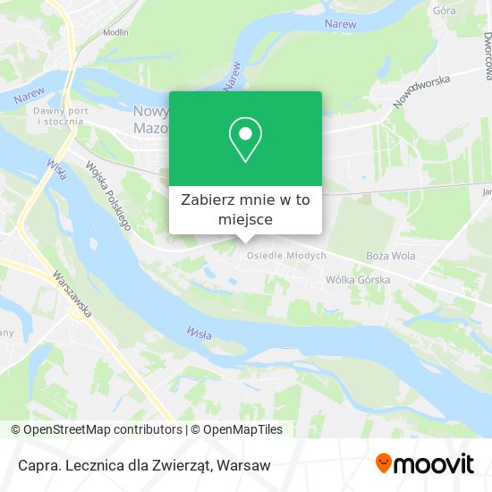 Mapa Capra. Lecznica dla Zwierząt