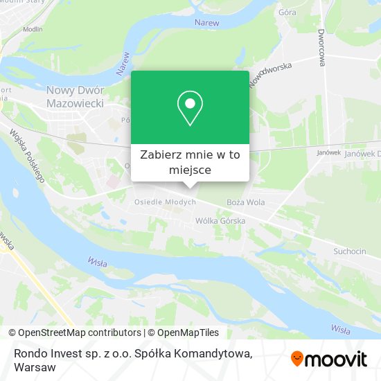 Mapa Rondo Invest sp. z o.o. Spółka Komandytowa