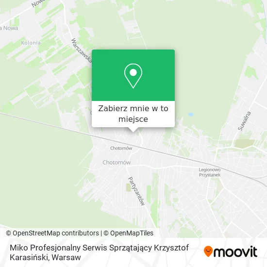 Mapa Miko Profesjonalny Serwis Sprzątający Krzysztof Karasiński