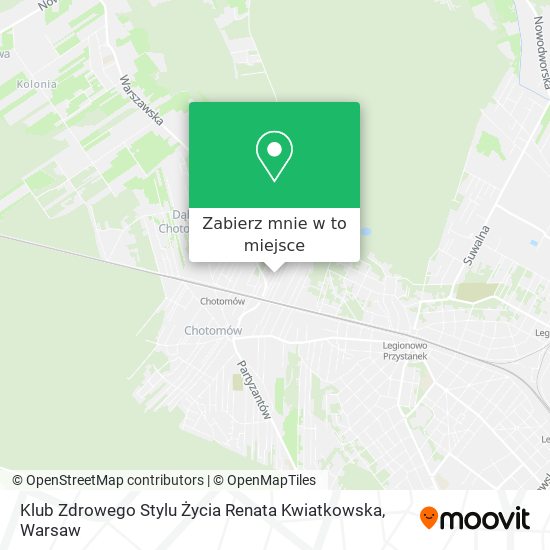 Mapa Klub Zdrowego Stylu Życia Renata Kwiatkowska