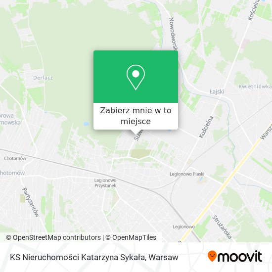 Mapa KS Nieruchomości Katarzyna Sykała