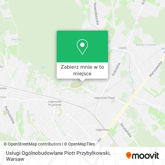 Mapa Usługi Ogólnobudowlane Piotr Przybyłkowski