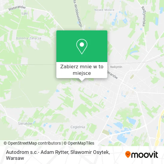 Mapa Autodrom s.c.- Adam Rytter, Sławomir Osytek