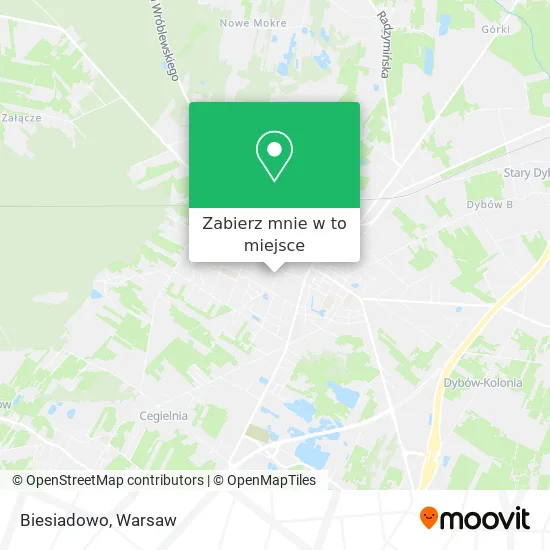 Mapa Biesiadowo