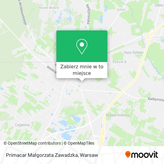 Mapa Primacar Małgorzata Zawadzka