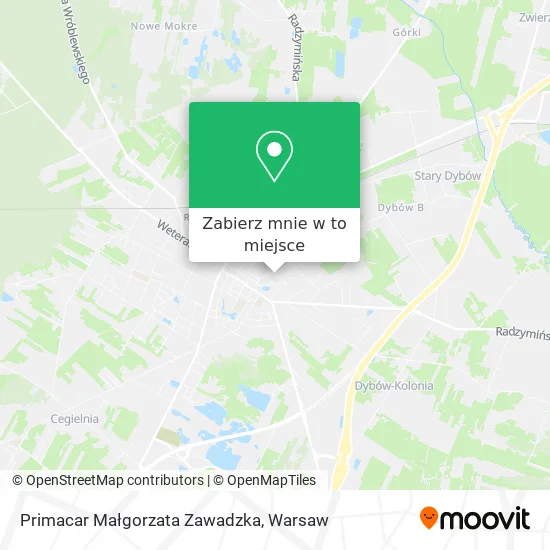 Mapa Primacar Małgorzata Zawadzka