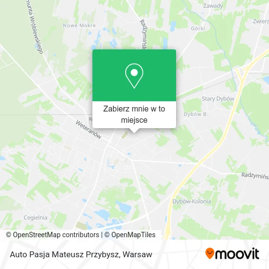 Mapa Auto Pasja Mateusz Przybysz
