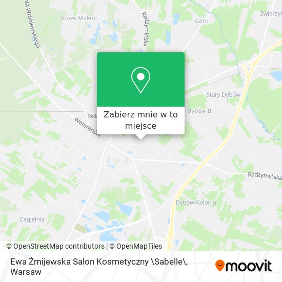 Mapa Ewa Żmijewska Salon Kosmetyczny \Sabelle\