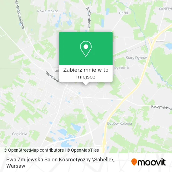 Mapa Ewa Żmijewska Salon Kosmetyczny \Sabelle\