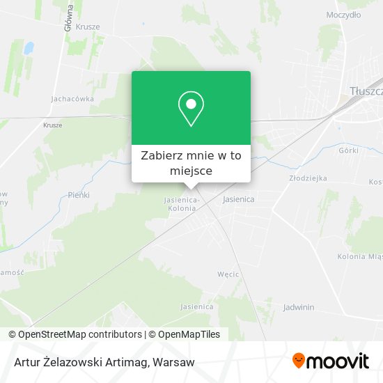 Mapa Artur Żelazowski Artimag