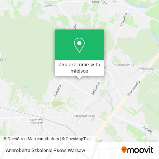 Mapa Annroberta Szkolenie Psów