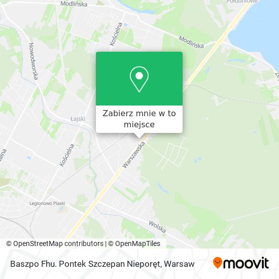 Mapa Baszpo Fhu. Pontek Szczepan Nieporęt