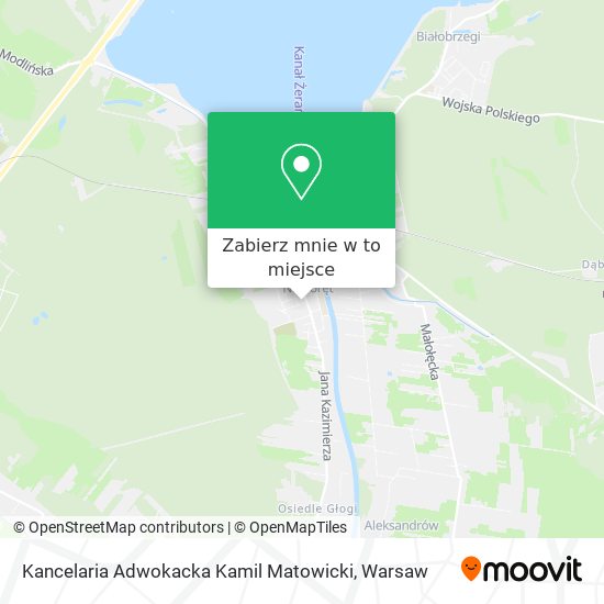 Mapa Kancelaria Adwokacka Kamil Matowicki