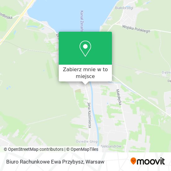 Mapa Biuro Rachunkowe Ewa Przybysz