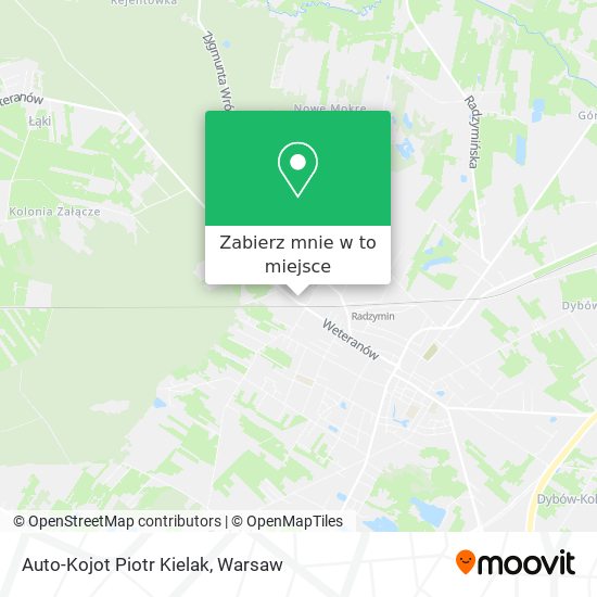 Mapa Auto-Kojot Piotr Kielak