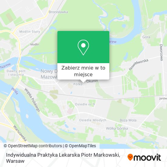 Mapa Indywidualna Praktyka Lekarska Piotr Markowski