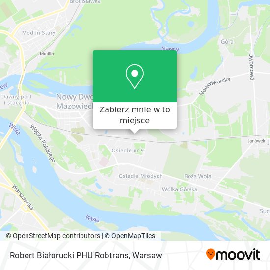 Mapa Robert Białorucki PHU Robtrans