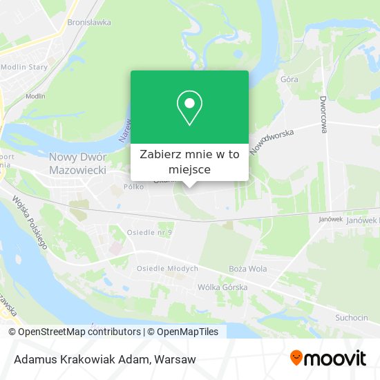 Mapa Adamus Krakowiak Adam