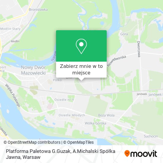 Mapa Platforma Paletowa G.Guzak, A.Michalski Spółka Jawna