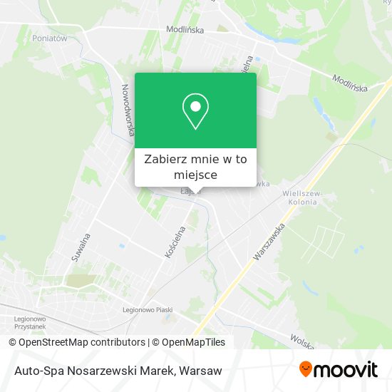 Mapa Auto-Spa Nosarzewski Marek