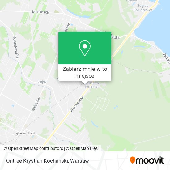 Mapa Ontree Krystian Kochański